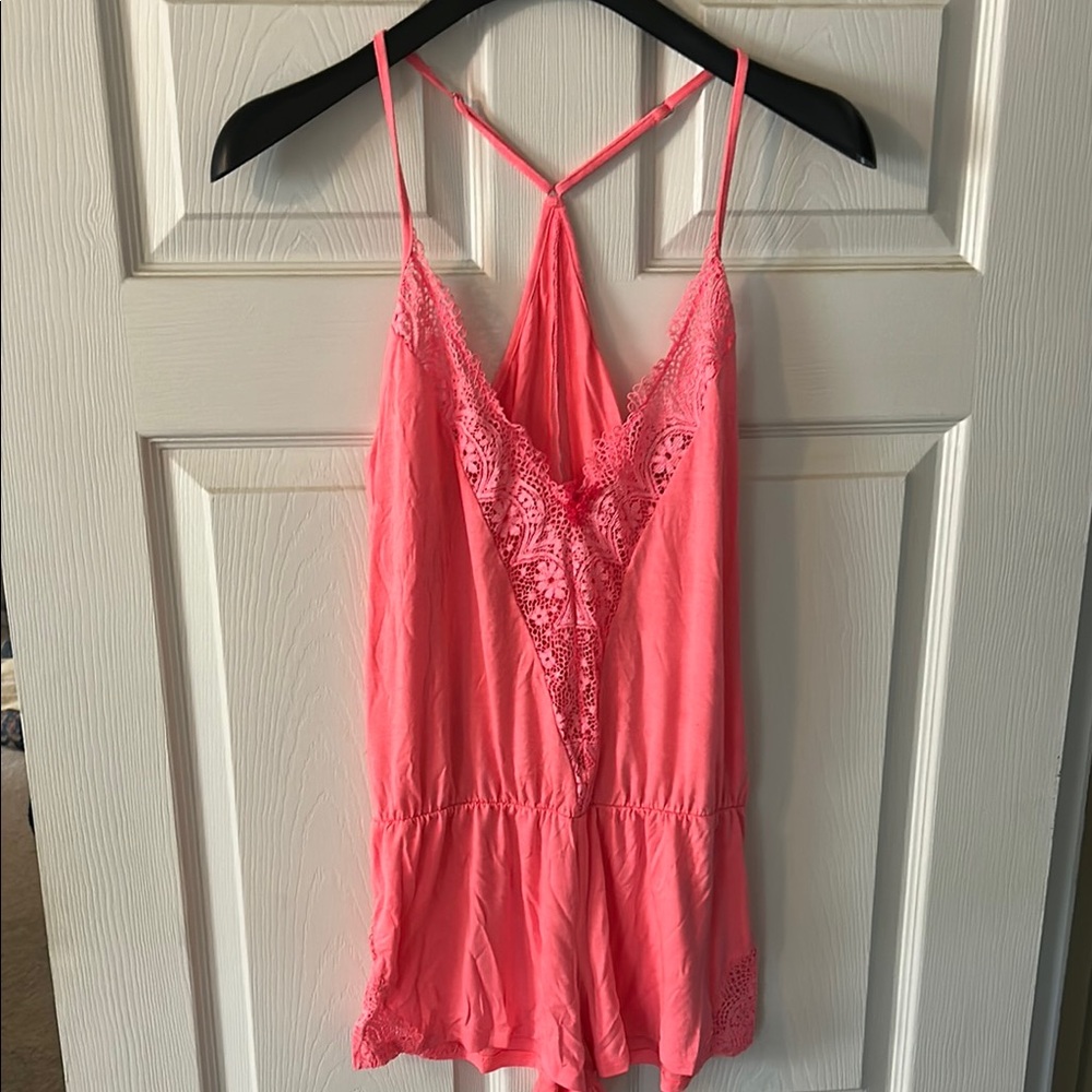 Victoria's Secret Coral Lace Cami